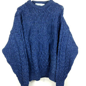 Aran Crafts 100% Wool Pullover Sweater Size XXL/2X